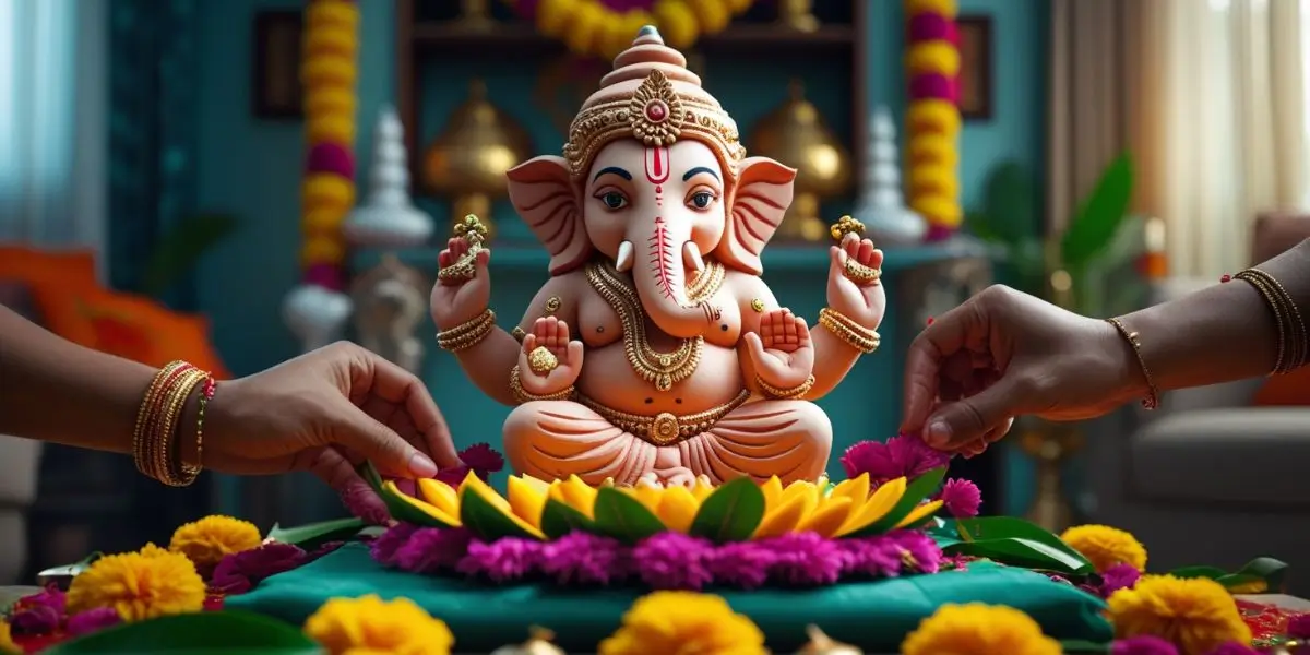 celebrating ganesh chaturthi at home